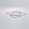Ekena Millwork Large Gypsum Decorative Fretwork Wood Wall Panels, Alder, 23 3/8"W x 23 3/8"H x 3/8"T WALW24X24X0375GYPAL - alternate 2